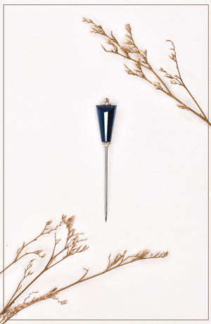 beautiful zinc crystal hijab pin for women